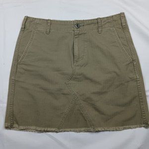 Denim & Supply Army Forest Green Women's Mini Skirt Denim Ralph Lauren S 26